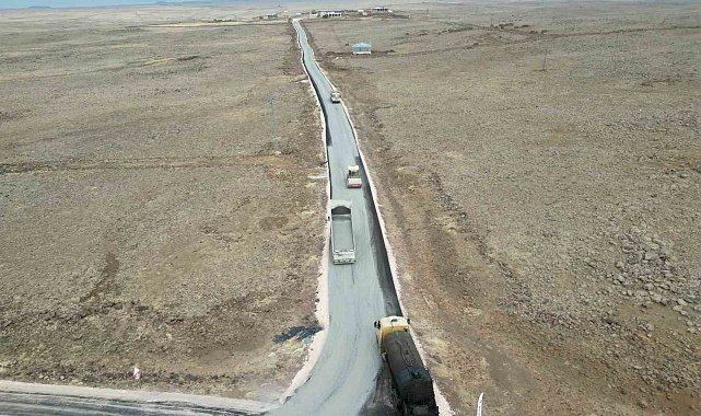 Büyükşehir Belediyesi 4 kilometrelik yolu yeniledi