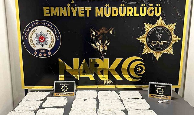 Çanakkale'de uyuşturucu operasyonuna 2 tutuklama