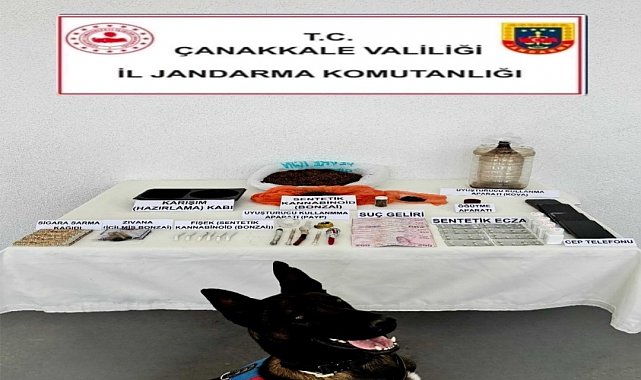 Çanakkale'de uyuşturucu operasyonuna 3 tutuklama