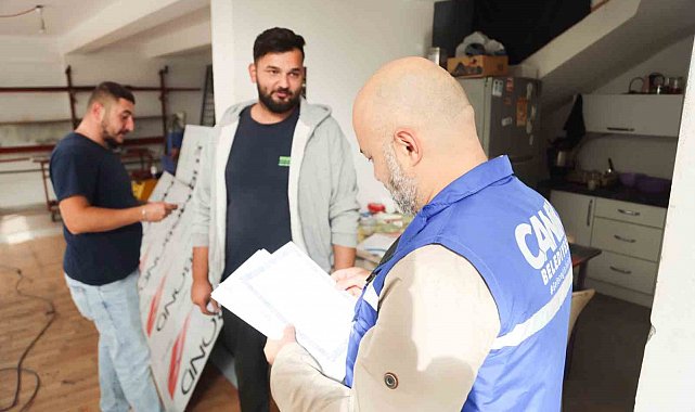 Canik'te işletmelere ruhsat denetimi