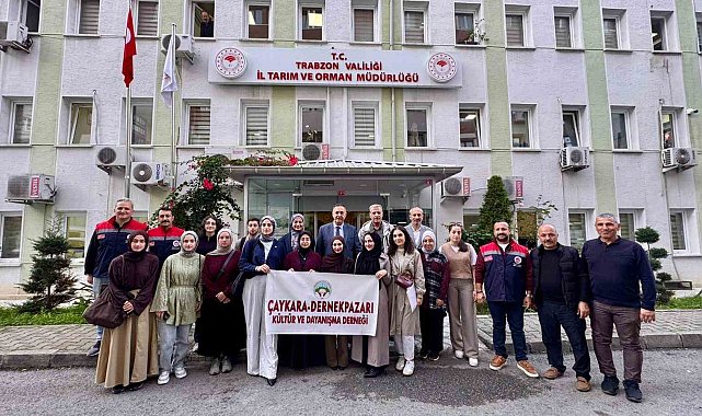 Çaykara ve Dernekpazarlılardan kokarca ile mücadeleye destek