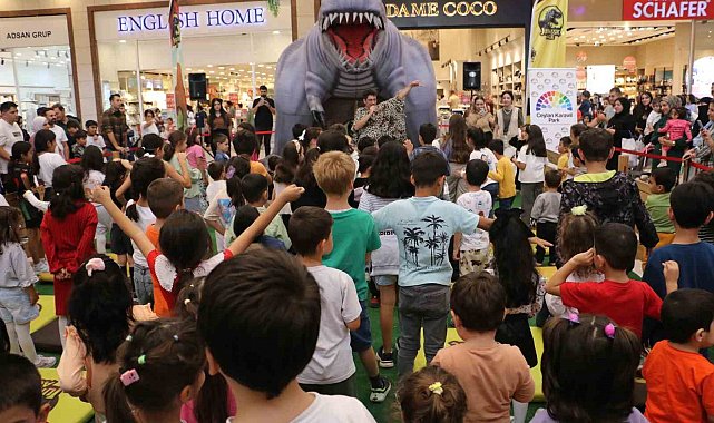 Ceylan Karavil Park'ta "Jurassic Age" etkinliği çocuklarla buluştu