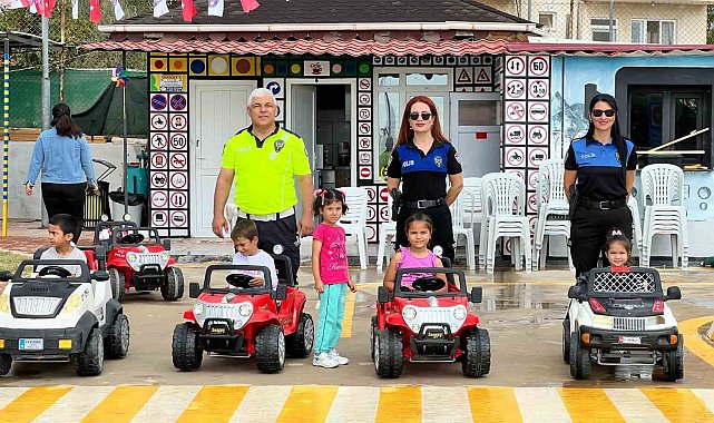 Çocuklara uygulamalı trafik eğitimi