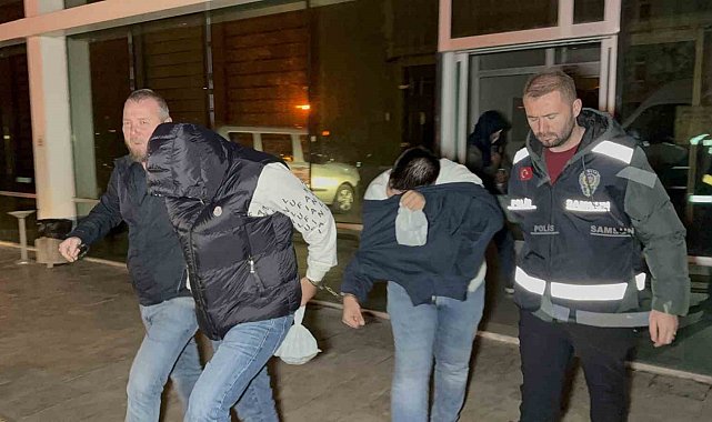 Çöp konteynerinde uyuşturucu teslimatına 6 tutuklama