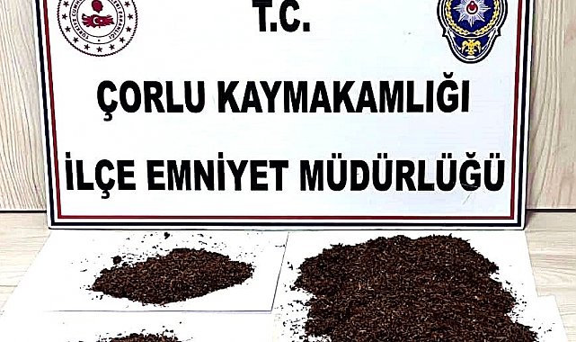 Çorlu'da uyuşturucu operasyonu: 1 tutuklama