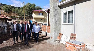 Çorum'da yangında evlerini kaybeden aileler yeni yuvalarına kavuştu