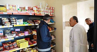 Çorum'da zabıta ekiplerinden okul kantinlerine denetim