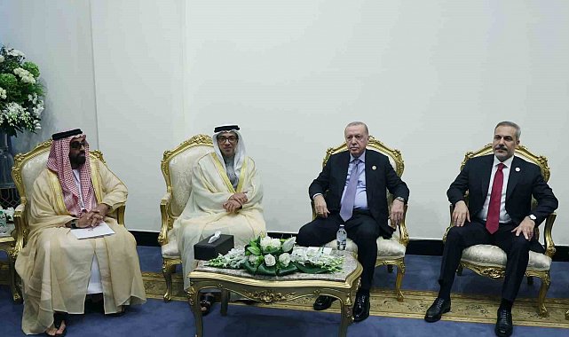 Cumhurbaşkanı Erdoğan, BAE Devlet Başkan Yardımcısı Al Nahyan ile görüştü