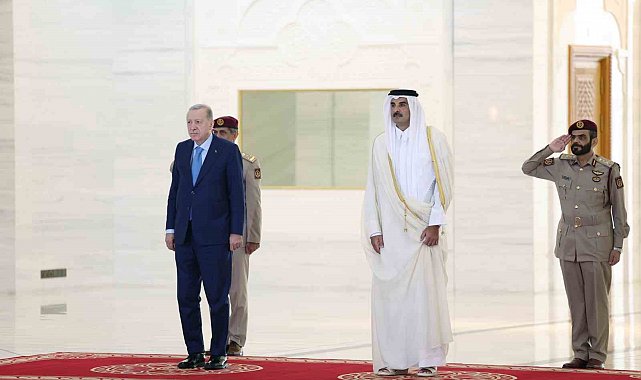 Cumhurbaşkanı Erdoğan, Katar Emiri Al Thani ile görüştü