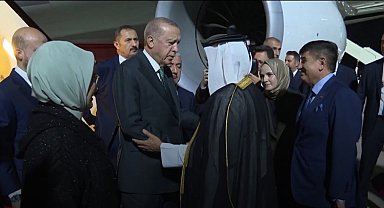Cumhurbaşkanı Erdoğan Katar'da