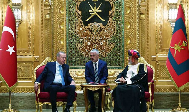 Cumhurbaşkanı Erdoğan, Umman Sultanı El Said ile bir araya geldi