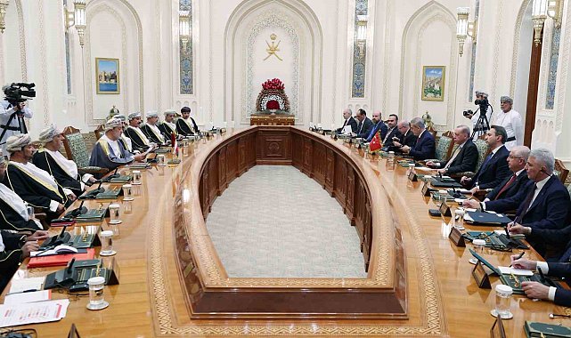 Cumhurbaşkanı Erdoğan, Umman'da heyetlerarası toplantıya başkanlık etti