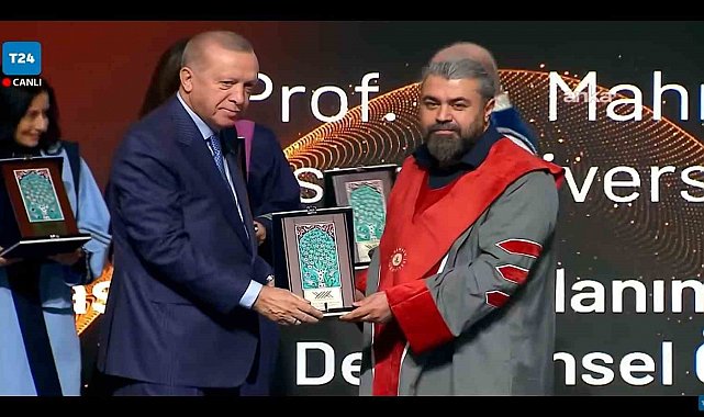 Cumhurbaşkanı Erdoğan'dan SAMÜ'ye YÖK 2025 Üstün Başarı Ödülü