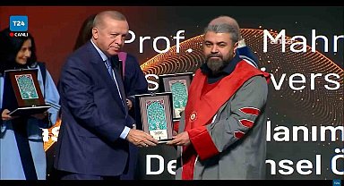 Cumhurbaşkanı Erdoğan'dan SAMÜ'ye YÖK 2025 Üstün Başarı Ödülü