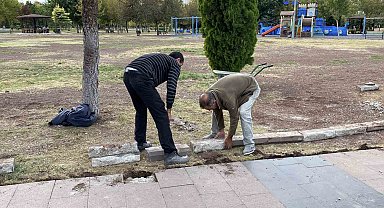 Dede Korkut Parkı'nda bakım ve onarım çalışmaları başladı