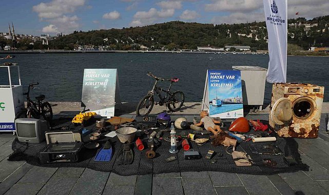 Denizden çıkan atıklar, görenleri hayrete düşürdü