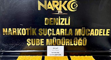 Denizli'de 19 bin kullanımlık sentetik uyuşturucu yakalandı