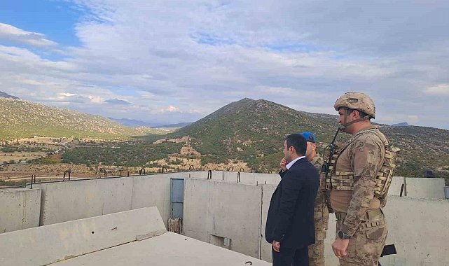 Dicle Kaymakamı Mustafa Atış askeri üs bölgesini ziyaret etti
