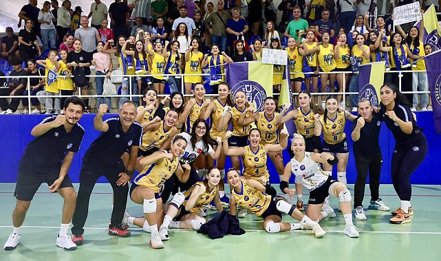 Didim Belediyespor Kadın Voleybol Takımı sezona galibiyet ile başladı