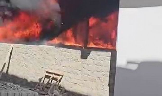 Diyarbakır'da korkutan yangın