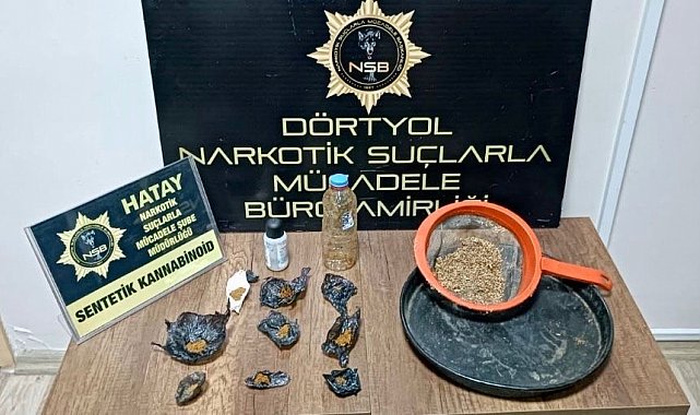 Dörtyol'da uyuşturucu operasyonu: 1 kişi tutuklandı