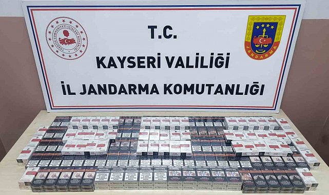 Durdurulan tırda 320 paket kaçak sigara ele geçirildi