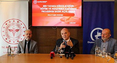 Düzce'de 400 yataklı hastane 360 günde inşa edilecek