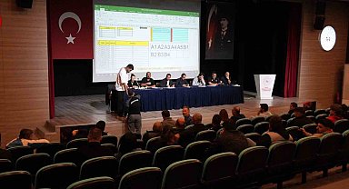 Düzce'de okul sporları fikstür çekimi gerçekleştirildi