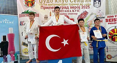 Düzceli sporcular Makedonya'dan derece ile döndü