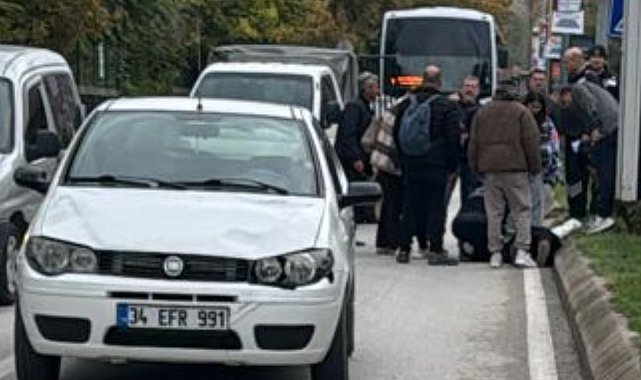 Edirne'de otomobil yaya geçidinde kadına çarptı