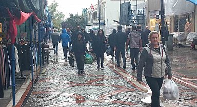 Edirne'de sağanak etkili oldu