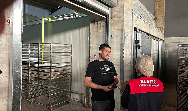 Elazığ'da fırın denetimleri