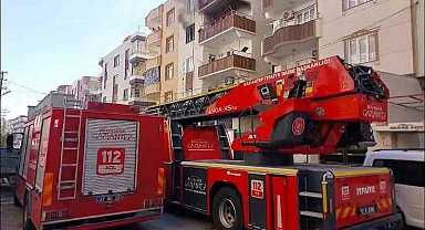 Elektrik kontağı yangına neden oldu: 4 kişi dumandan etkilendi