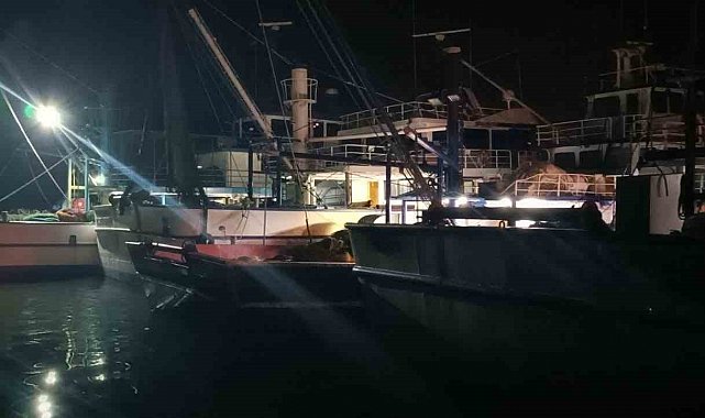 Enez'de trol gemilerine denetim