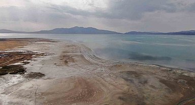 Erçek Gölü son 30 yılda büyük çekilme yaşadı