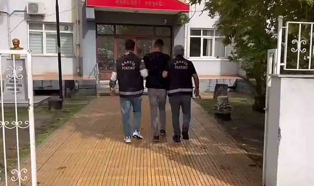 Erzin'de hapis cezası ile aranan hırsızlık şüphelisi yakalandı