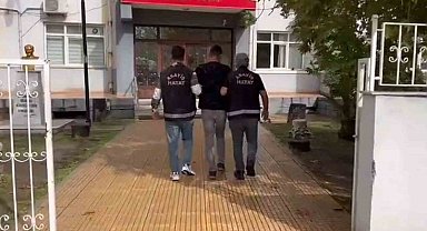 Erzin'de hapis cezası ile aranan hırsızlık şüphelisi yakalandı