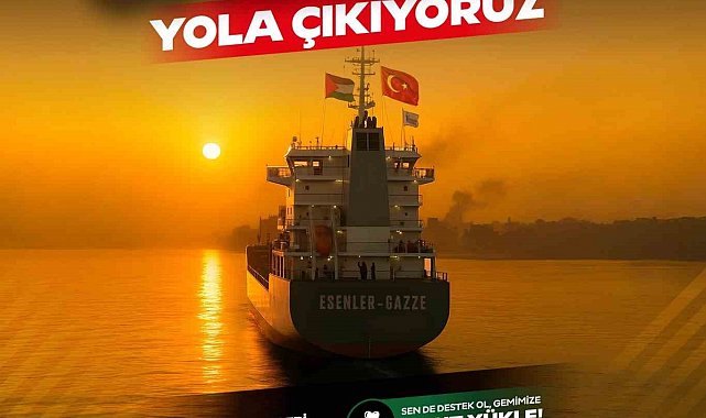 Esenler Gazze'ye yardım gemisi gönderiyor