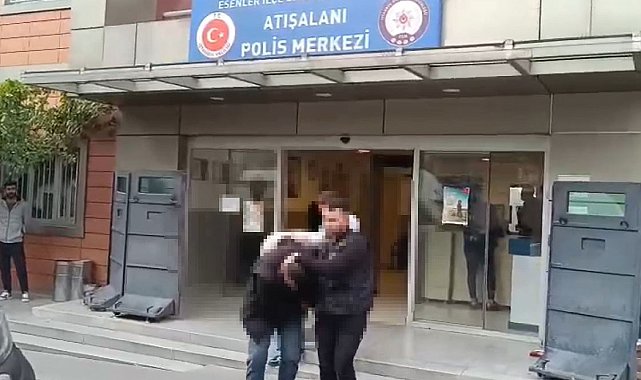 Esenler'de 24 yıl hapis cezası bulunan sahte kimlikli şahıs polislere tehditler savurdu