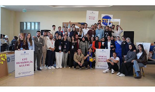 ETÜ'nün öğrencileri kulüp tanıtım festivalinde buluştu