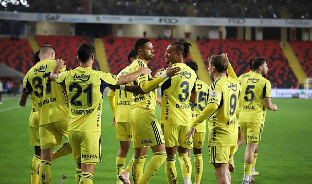 Fenerbahçe, Gaziantep FK'yı üst üste 10. kez mağlup etti