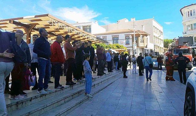 Film sahnesi gibi izlediler