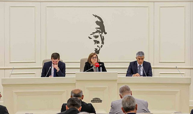 Gaziantep Büyükşehir Belediyesi Ekim Ayı Meclisi toplandı