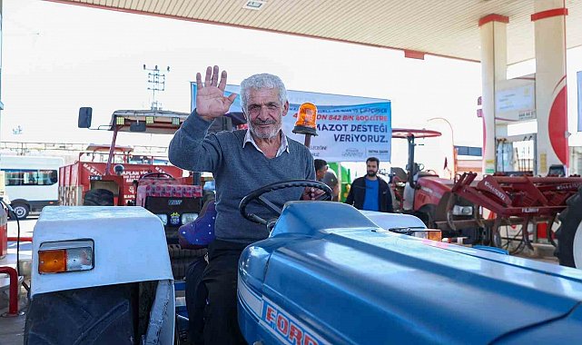 Gaziantep Büyükşehir'den çiftçiye 18 milyon 392 bin 300 litre mazot desteği