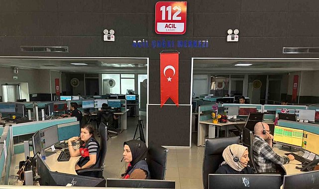 Gaziantep'te 112'ye 8 ayda 1,7 milyon asılsız ve gereksiz çağrı geldi