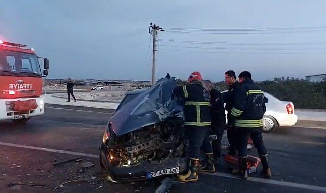 Gaziantep'te 5 aracın karıştığı zincirleme kaza: 3 yaralı
