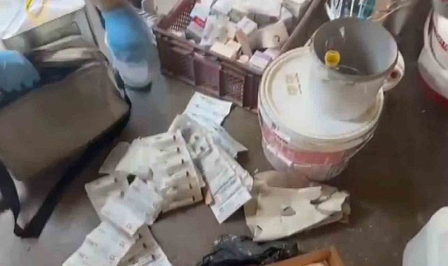 Gaziantep'te usulsüz şekilde üretilen 2 bin 334 adet tıbbi ilaç ele geçirildi