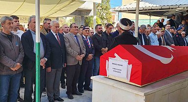 Gaziler derneği başkanına son görev