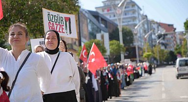 Gazze için 'Sessiz Çığlık Zinciri'