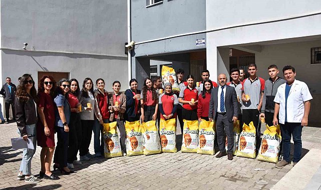 Germencik'te lise öğrencilerinden anlamlı bağış